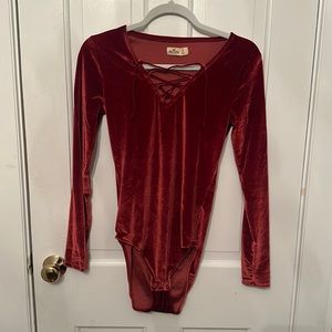 Red velvet bodysuit!